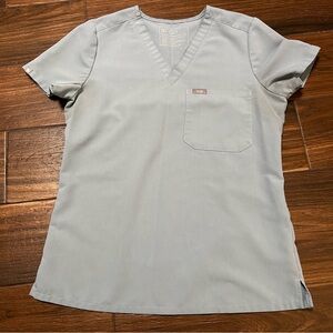 FIGS Women’s Catarina One Pocket Scrub Tops Light Blue